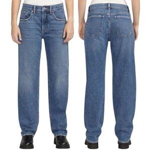 Silver Jeans Low 5 Straight Leg Mid Rise Denim W28